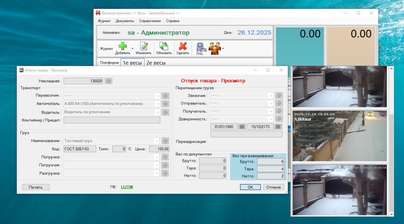 Просмотр с камерами